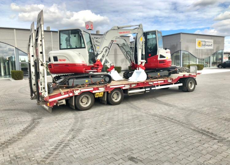 Zwei neue Minibagger Takeuchi TB240 sind verkauft